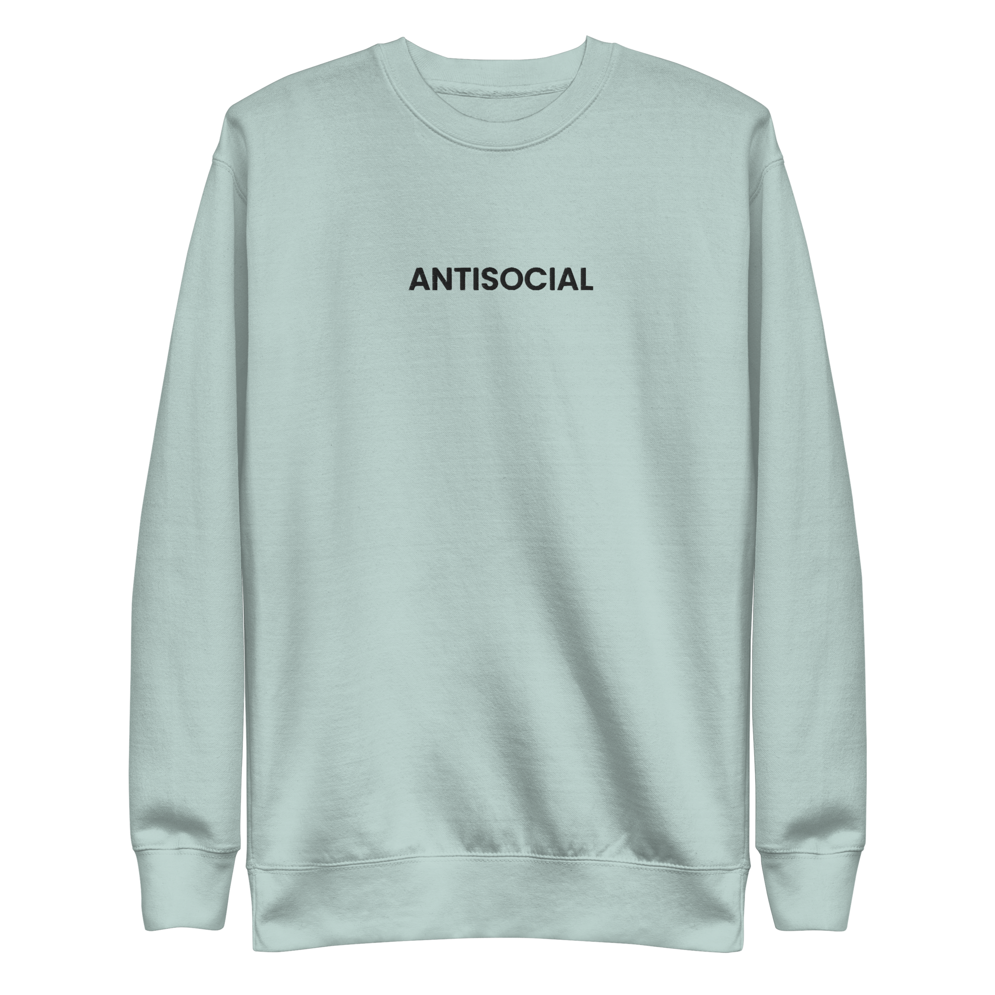 Antisocial Embroidered Unisex Sweatshirt