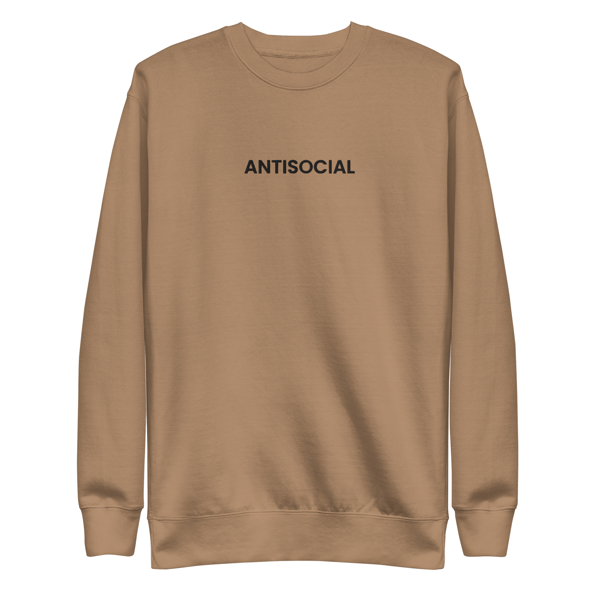 Antisocial Embroidered Unisex Sweatshirt