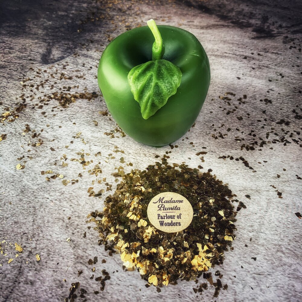Beeswax Apple of Avalon Spell Candle - Love & Abundance Magic
