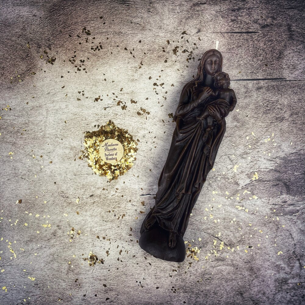 Beeswax Mother Mary Spell Candle - Divine Protection & Unconditional Love Magic