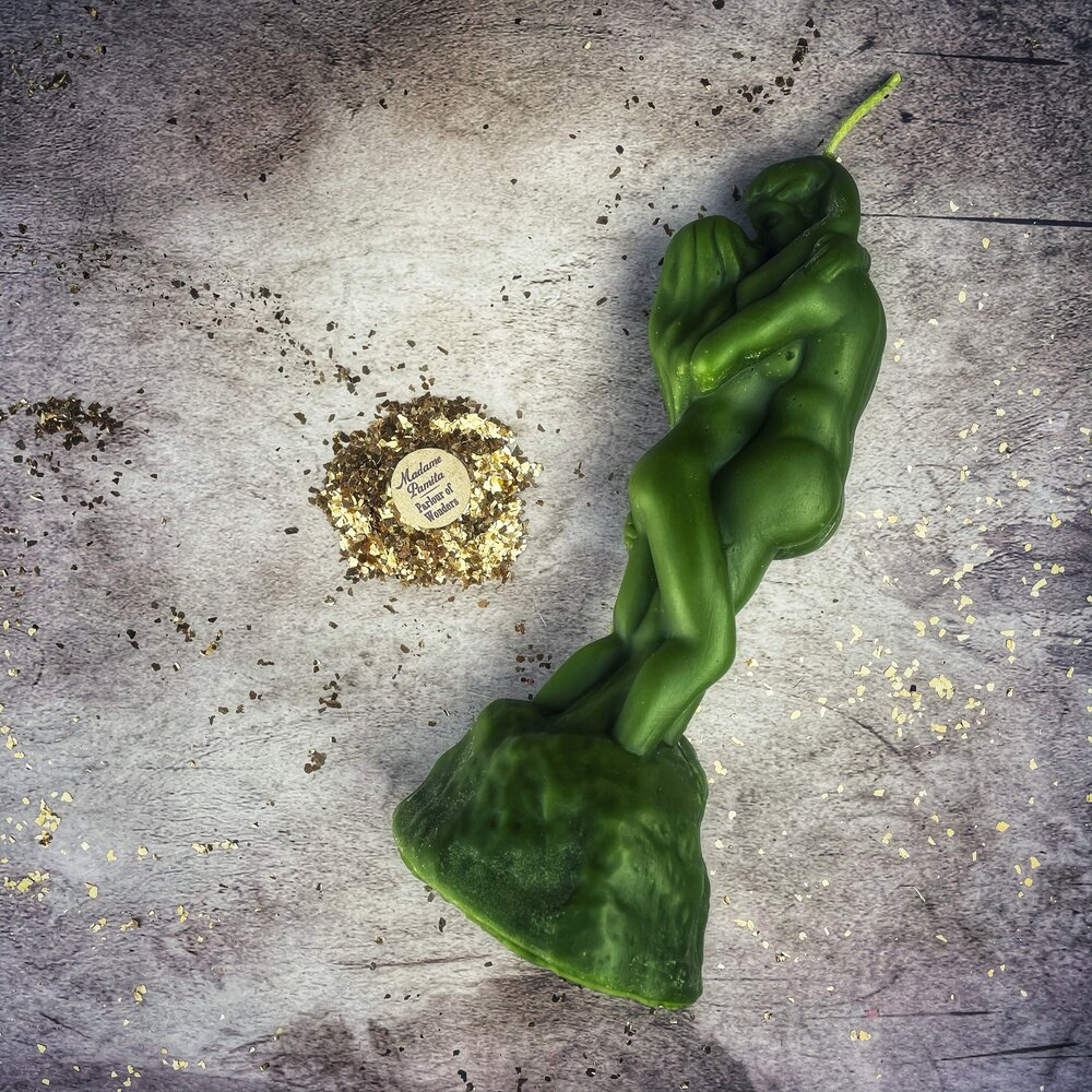 Beeswax Lovers' Passion Spell Candle - Ignite Romance & Desire Magic