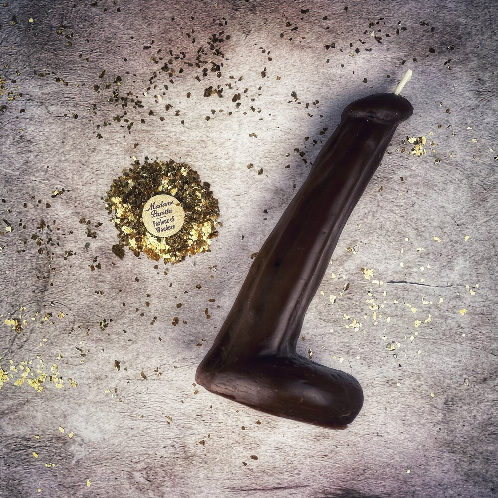 Beeswax Phallus Spell Candle - Passionate Love & Sex Magic