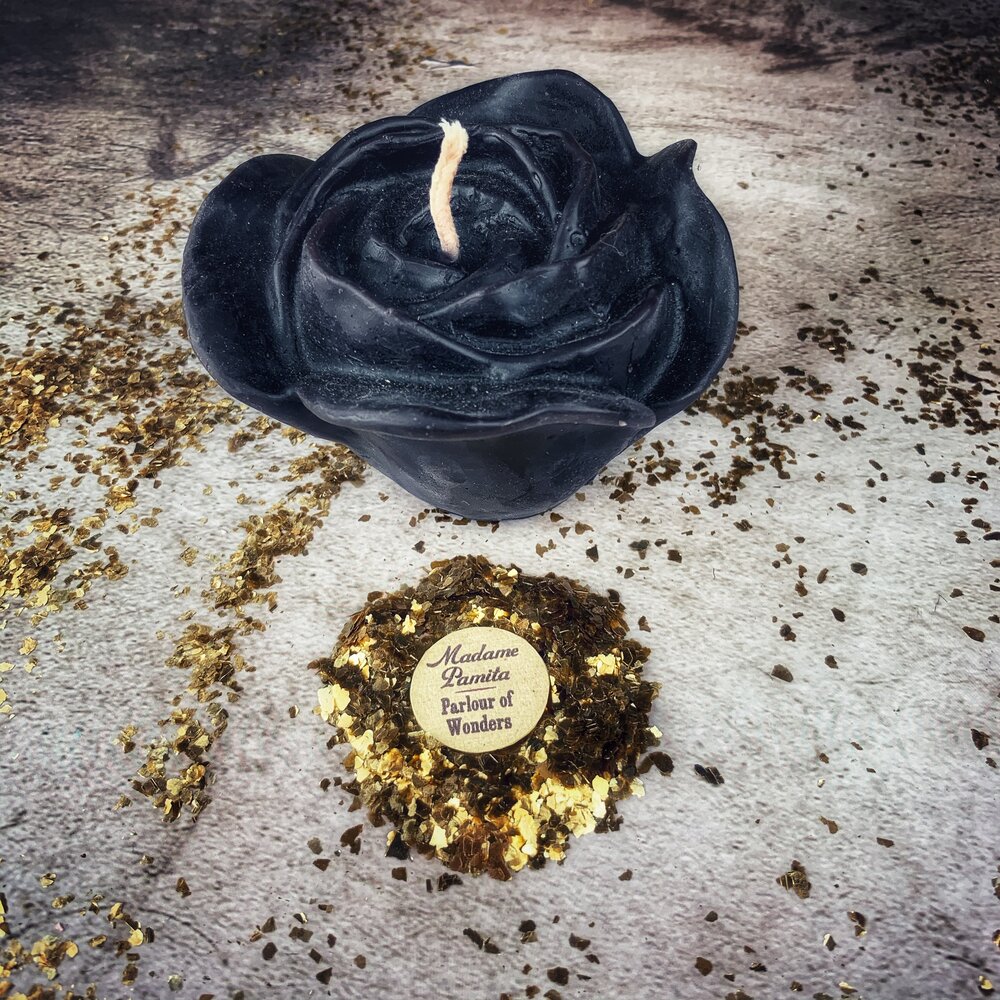 Beeswax Rose Romance Spell Candle - True Love & Soul Mate Magic