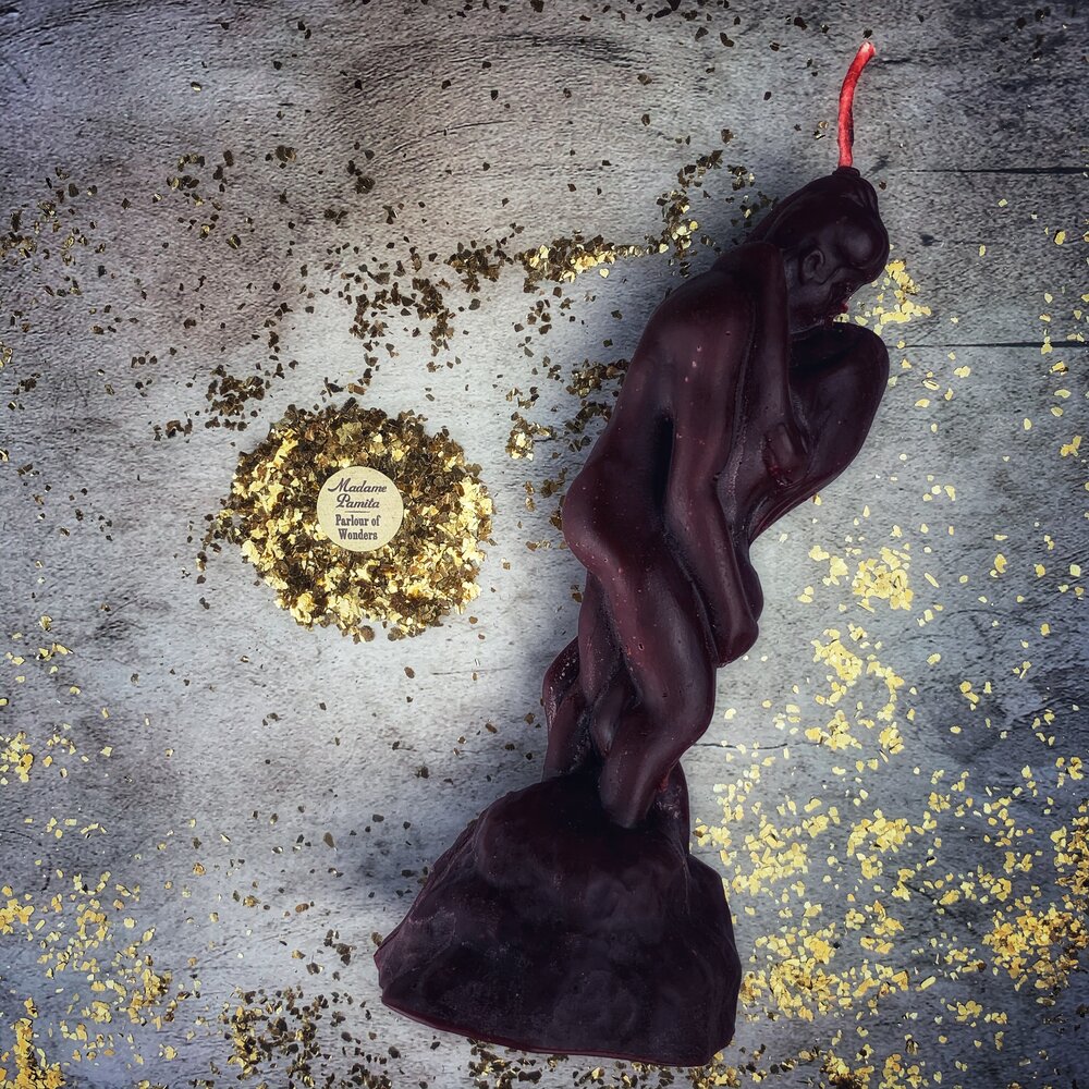 Beeswax Lovers' Passion Spell Candle - Ignite Romance & Desire Magic